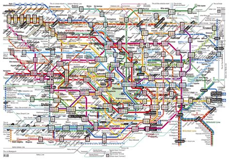 Inbetween The Lines of Tokyo's JR/Metro Maps – Randomwire