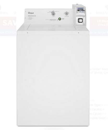 Departments - Whirlpool Commercial 3.2-cu ft Coin-Operated Top Load ...