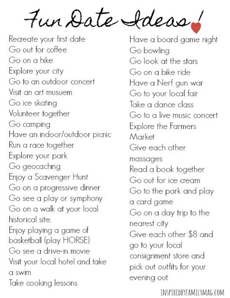 Creative Date Ideas for Busy Parents: A Year of Dating Your Spouse ...