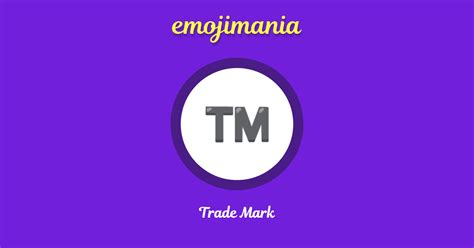 Trade Mark emoji Copy & Paste - Emojimania