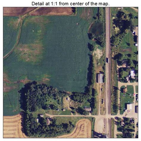 Aerial Photography Map of Callaway, MN Minnesota