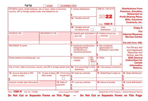 Printable Form It 1099 R - Printable Forms Free Online