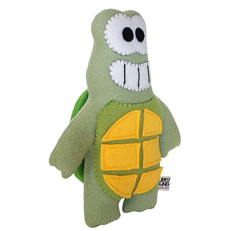 Dude the turtle plush 12" classic Plush by Furry F... | Trampt Library