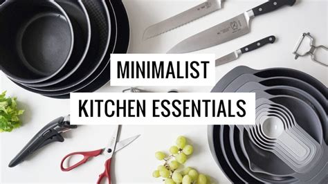 Minimalist Kitchen Essentials - A Full Guide - Orderly home, Orderly life