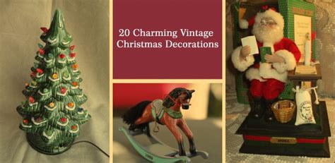 20 Charming Vintage Christmas Decorations