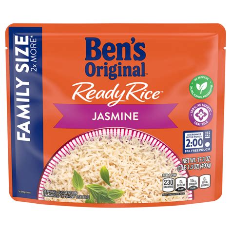 Save on Ben's Original 2 Minute Ready Rice Jasmine Family Size Order ...