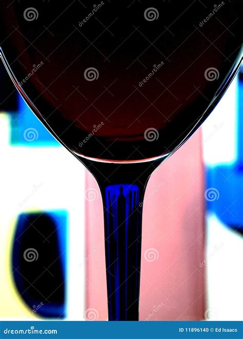 Wine Bottle & Glass Abstract Stock Photo - Image of creation, drink: 11896140