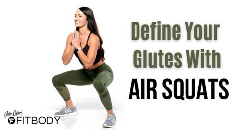 Air Squat - Improve Your Air Squats with Proper Form for Defined Glutes!