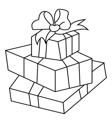 Happy Birthday Gift Box Coloring Page - Free Printable Coloring Pages ...