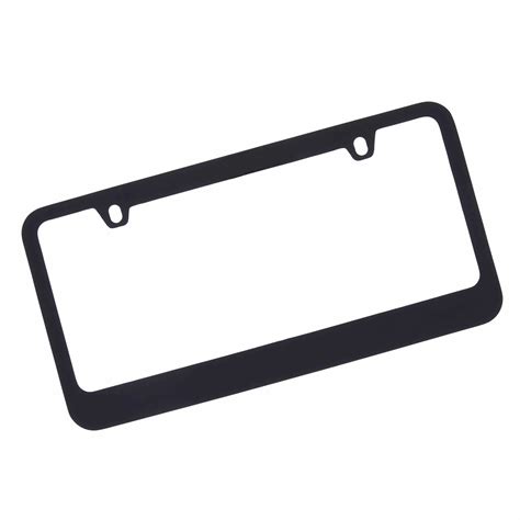 Plain License Plate Frame (Black) - Walmart.com