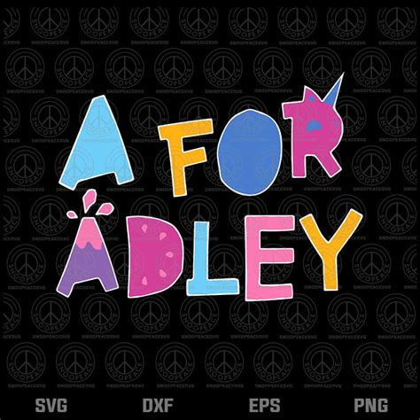 A For Adley SVG, Trending SVG - Snoopeacesvg.net