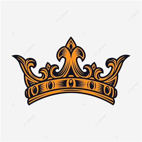 Simple Queen Crown Clipart Transparent PNG Hd, Flat Golden Crown Queen Vector, Queen Crown ...