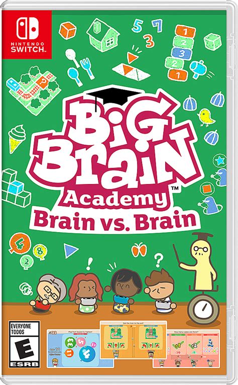 Customer Reviews: Big Brain Academy: Brain vs. Brain Standard Edition Nintendo Switch, Nintendo ...