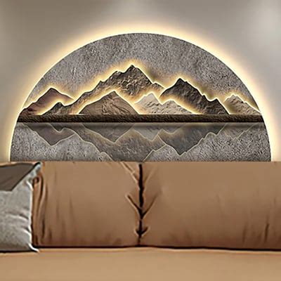 Modern Abstract LED Lighting Wall Decorative Painting Creative Living Room Decorative | Homary