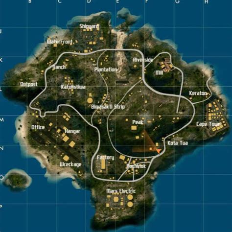 Mapa de Free Fire Battlegrounds - Mejoress.com