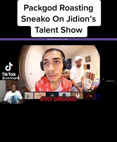 Packgod Roasting Sneako On Jidion's Talent Show TikTok - seo.title