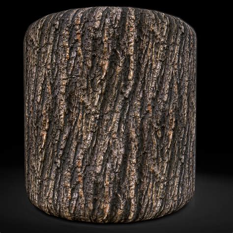 Wood Bark Texture 4K - FlippedNormals