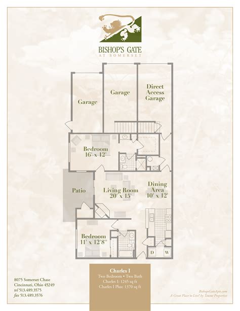 Bishop's Gate | Floor Plan PDFs