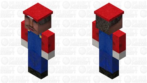 Cursed Mario Minecraft Skin