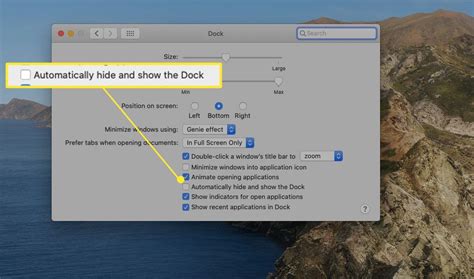 How to Hide or Show the Mac's Dock