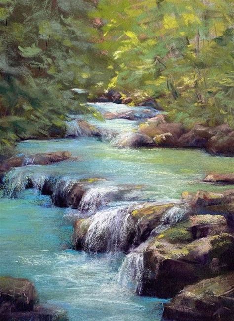 Landscape painting original artwork print mountain stream etsy – Artofit