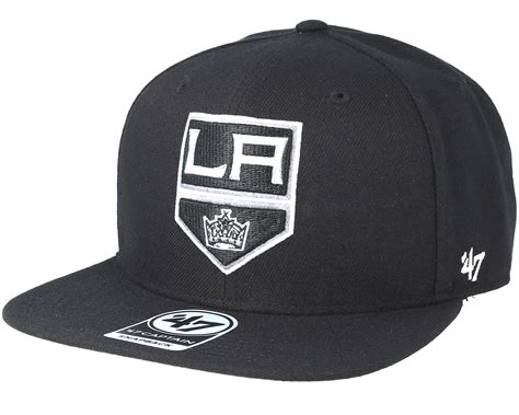 Los Angeles Kings Sure Shot Black Snapback - 47 Brand caps - Hatstoreworld.com