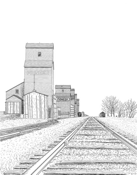 Details more than 154 railway station pencil drawing best - seven.edu.vn