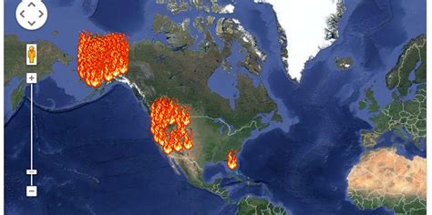 Watch The U.S. Burn In Frightening New Wildfire Map | The Huffington Post