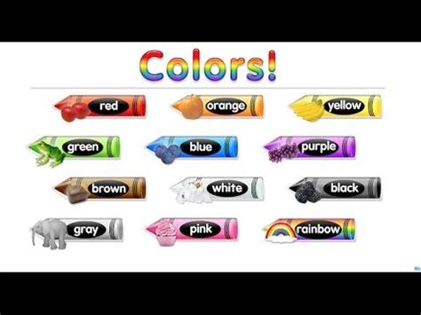 The Colors Song ~ Learn the Colors / Colours ~ Simple Learning for Children ~ by Natural English ...