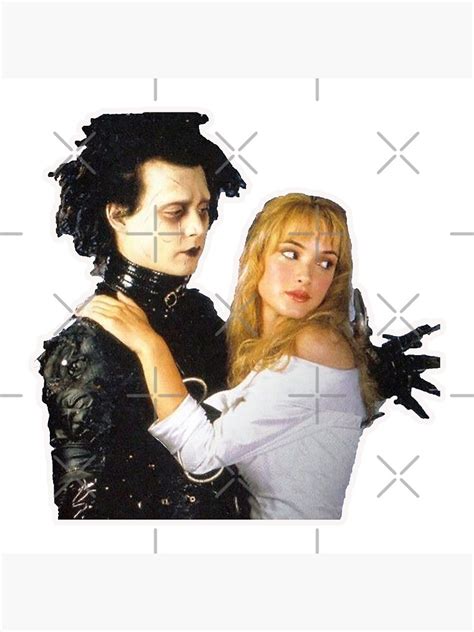 "Edward Scissorhands and kim " Poster for Sale by Mandydaniela | Redbubble