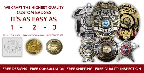 Custom Law Enforcement Badges - Texas-based A+ Rated | HUB