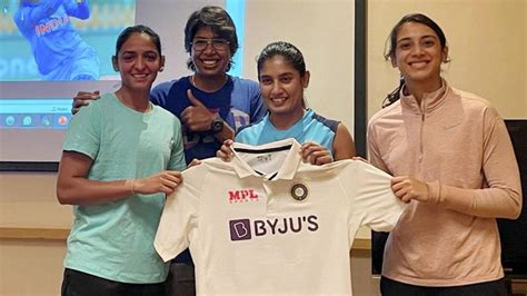 Indian women cricket team's new Test jersey unveiled. See photo