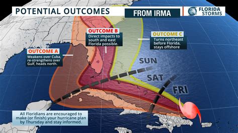 Hurricane Irma Florida Map - Asia Map For Kids