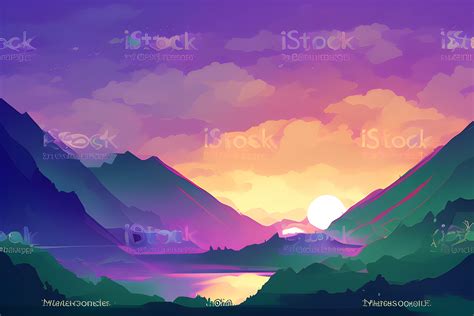 Vector art landscape | Wallpapers.ai