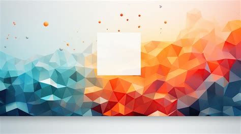 Premium AI Image | Geometric flat design banner template AI Generated image