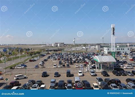 The Parking Area of New Chitose Airport, Editorial Photography - Image ...