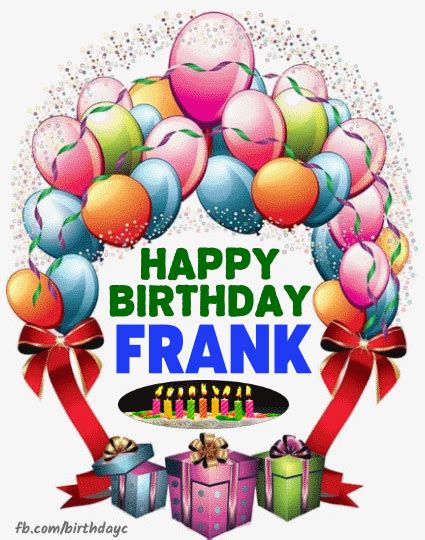 Happy Birthday FRANK gif | Birthday Greeting | birthday.kim