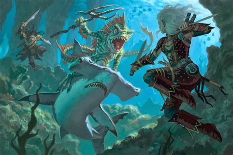 Aquatic Dungeons & Dragons Adventure