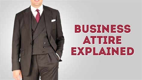 Business Attire Dress Code Explained