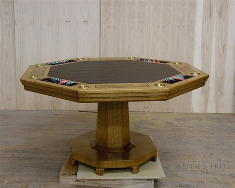 Octagon Poker Table 1 – Keith Fritz Fine Furniture