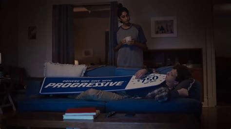 Progressive TV Commercial, 'Sign Spinner: Sleeping' - iSpot.tv