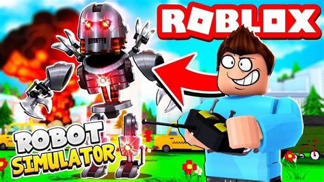 ROBOT SIMULATOR IN ROBLOX - YouTube