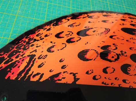 Space Invaders perspex/plexi moon backdrop – Arcade Art Shop