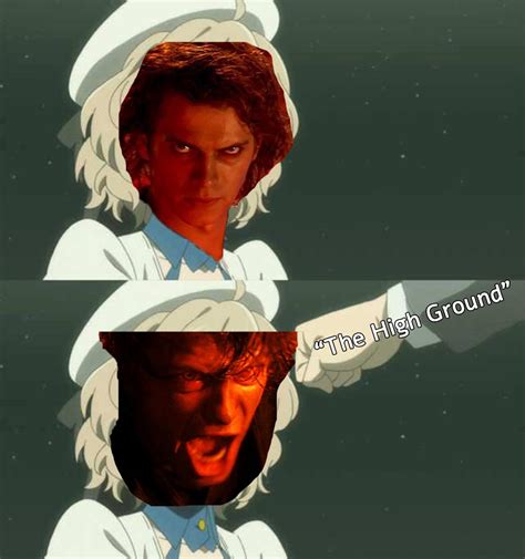 obligatory "It's Over, Anakin..." meme : r/PrequelMemes