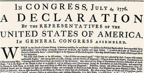 Declaration Of Independence Text In Modern Language