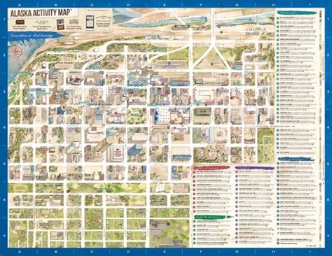 Downtown Anchorage Map