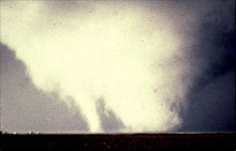 b. The same tornado a few minutes later entering the multi-vortex ...