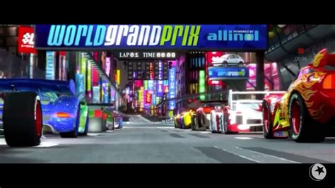 Cars 2 Japan race scene - YouTube