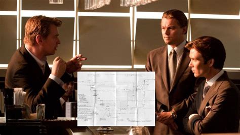 Christopher Nolan's Hand Drawn Plot Map For 'Inception' Confuses Fans ...