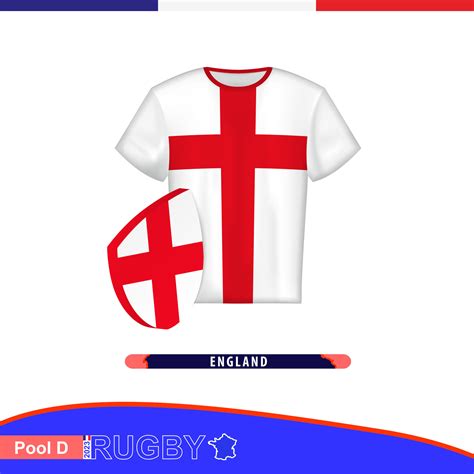 Rugby jersey of England national team with flag. 26542265 Vector Art at ...